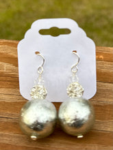 Silver Wood Earrings