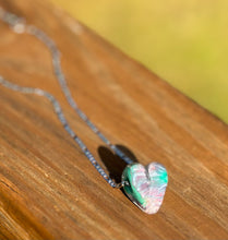 Handblown Glass Heart Necklaces