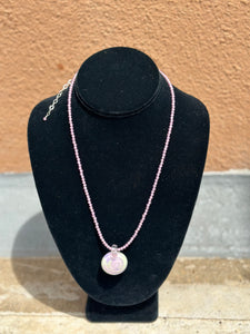 Pink-n-Green Swirl Necklace